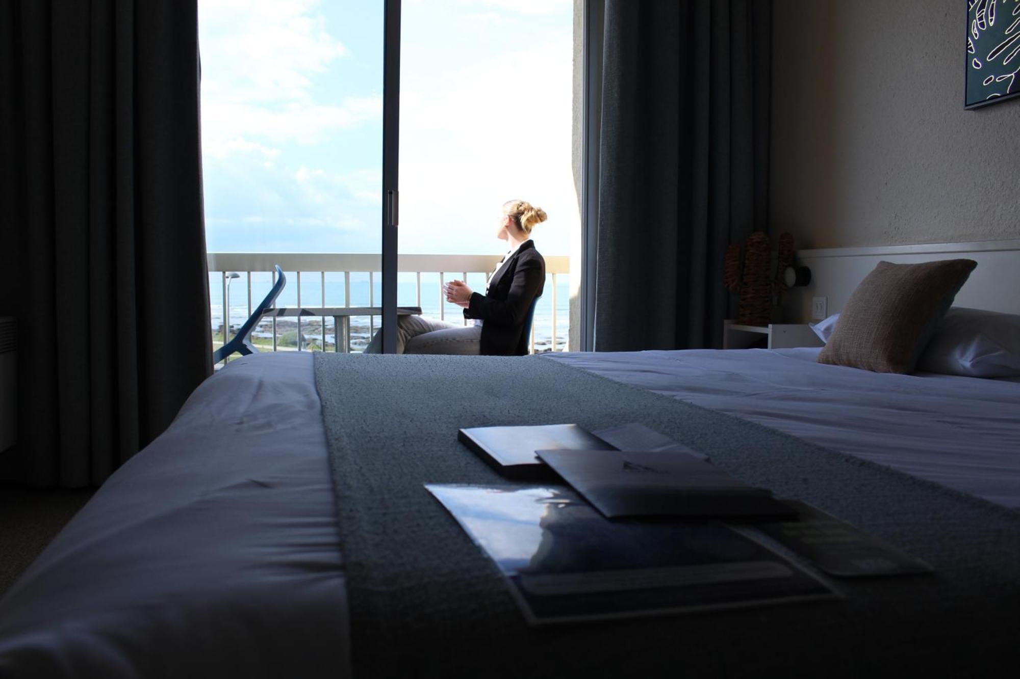 Logis Hotel Le Calluna Restaurant La Flottille Préfailles Dış mekan fotoğraf